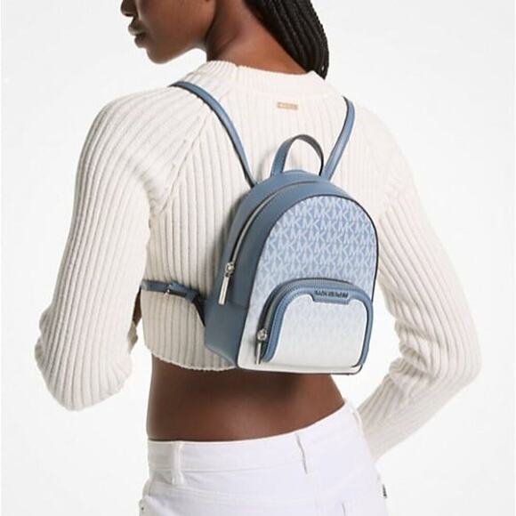 Michael Kors Backpack Jaycee Ombré Convertible Bag & Double Zip Wristlet Bundle main image 6